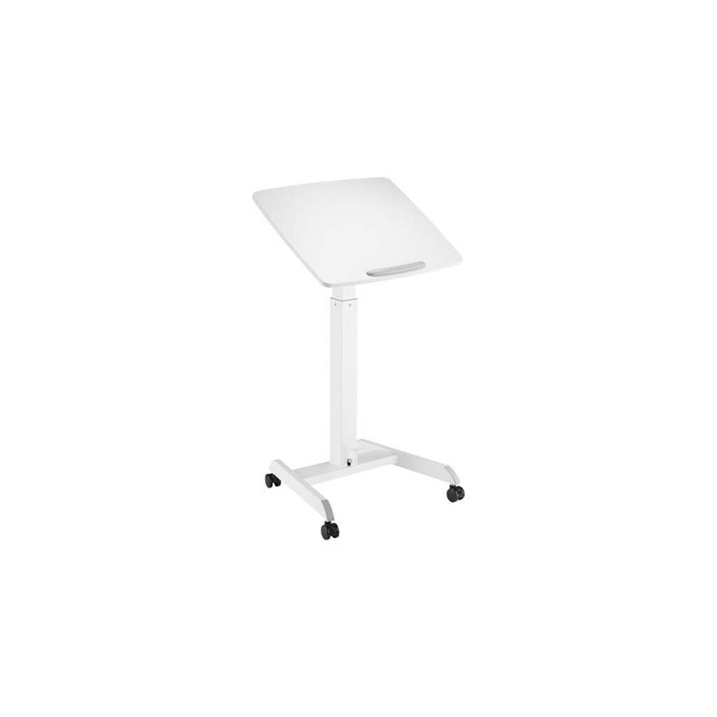 Deltaco OFFICE Height-adjustable workstation White Gamer Bord