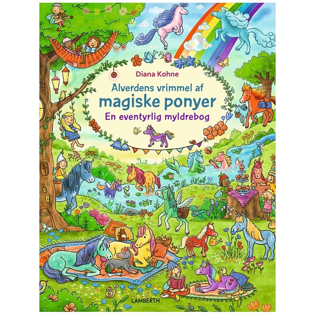 Alverdens vrimmel af magiske ponyer - Børnebog - Papbog
