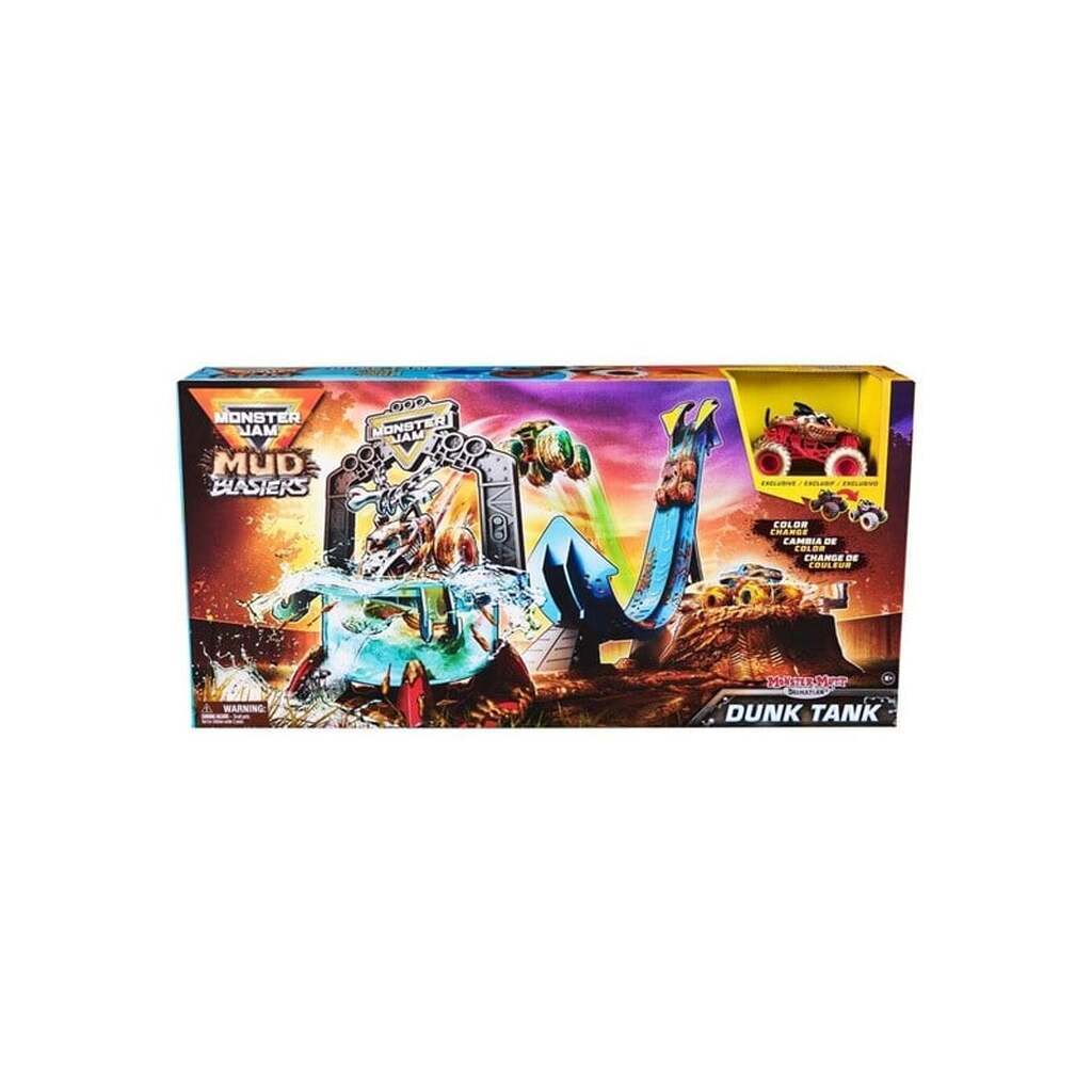 Monster Jam 1:64 Mud Blasters Dunk Tank Playset