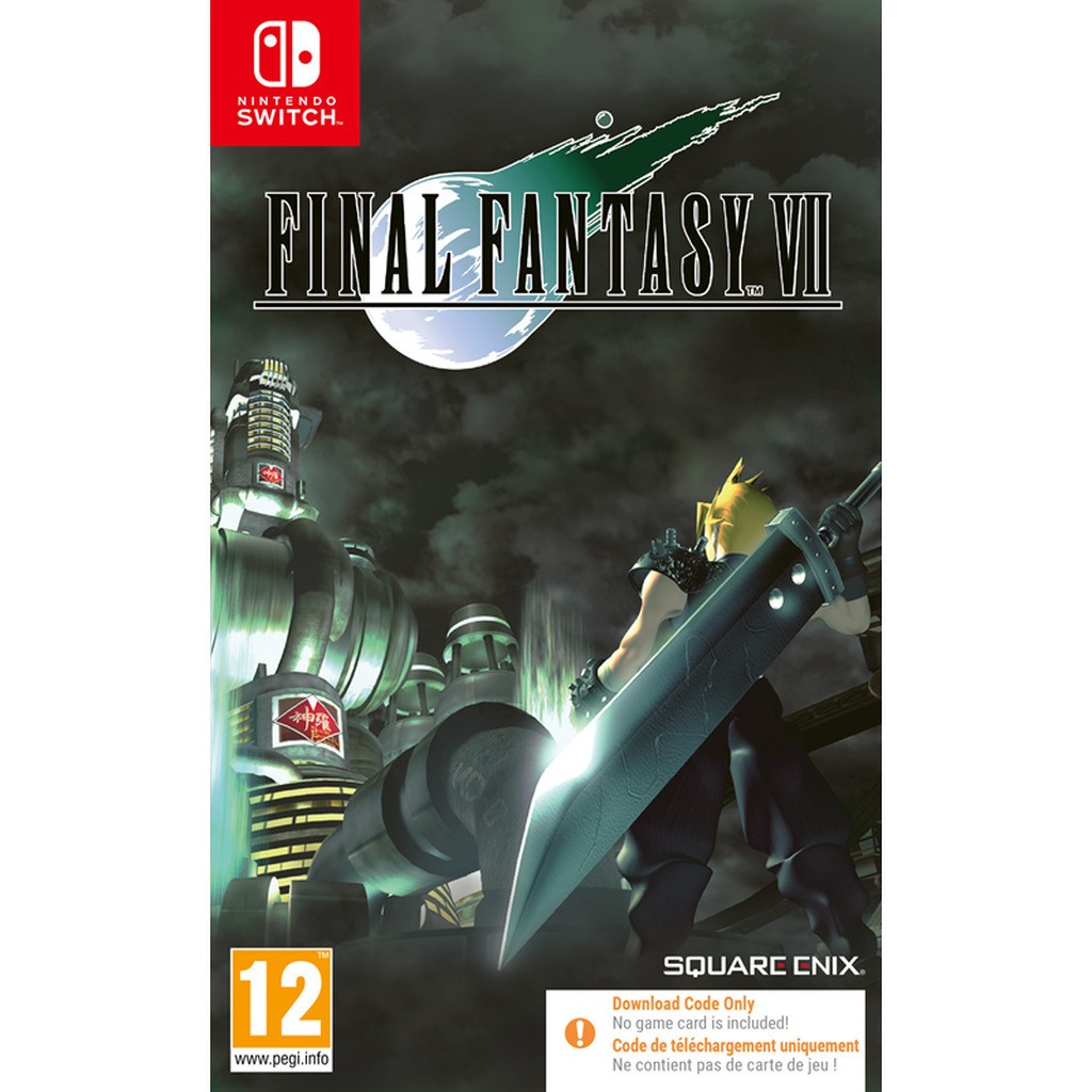 Final Fantasy VII (Code in a Box) - Nintendo Switch - RPG