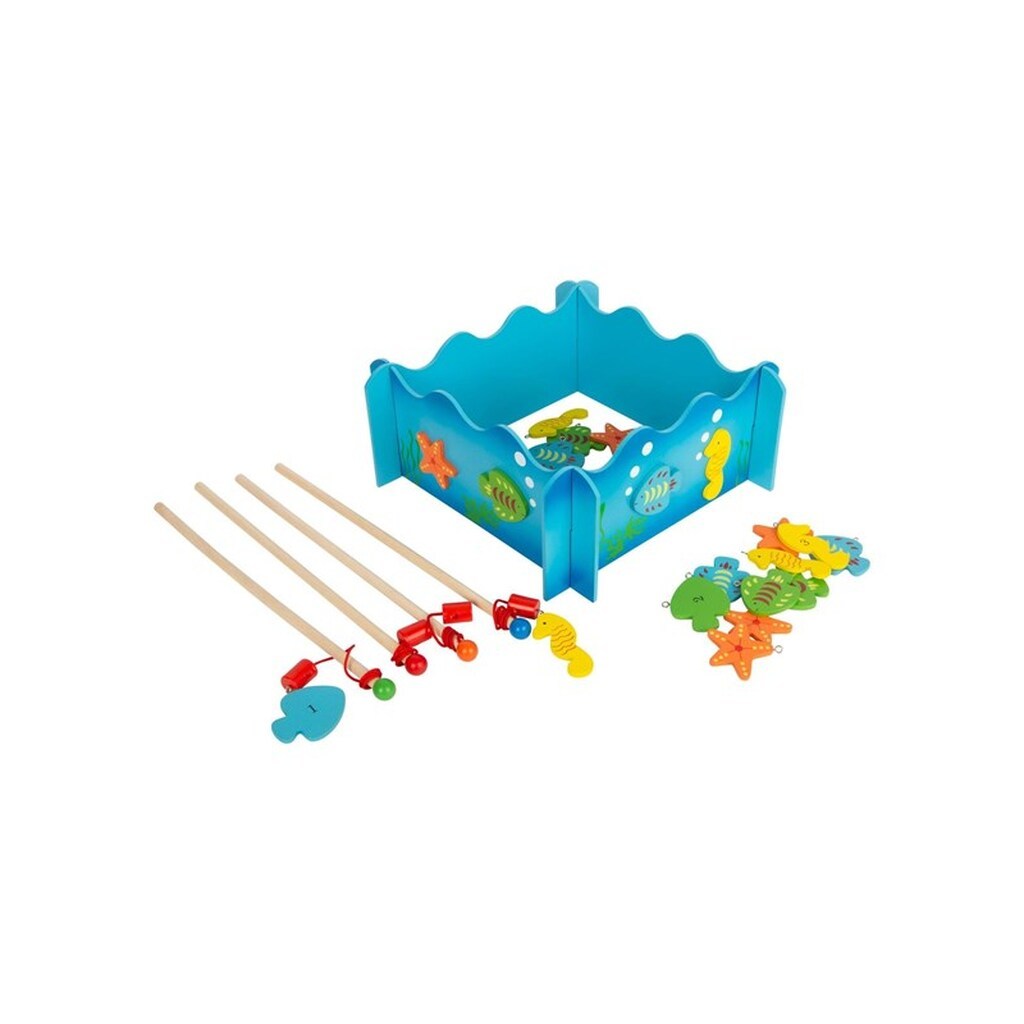 Small Foot - Wooden Fishing Game Ocean