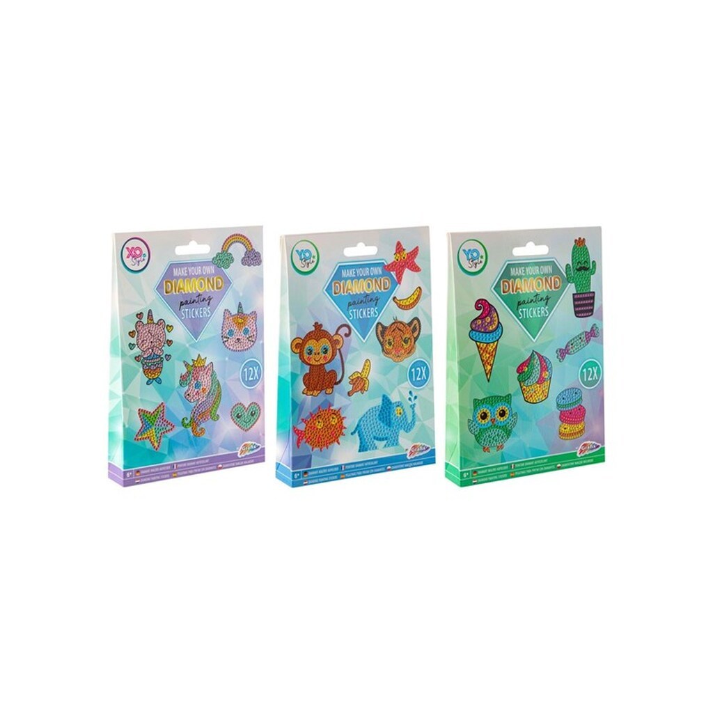Creative Craft Group Make your own Diamond Painting Stickers 12 pcs.