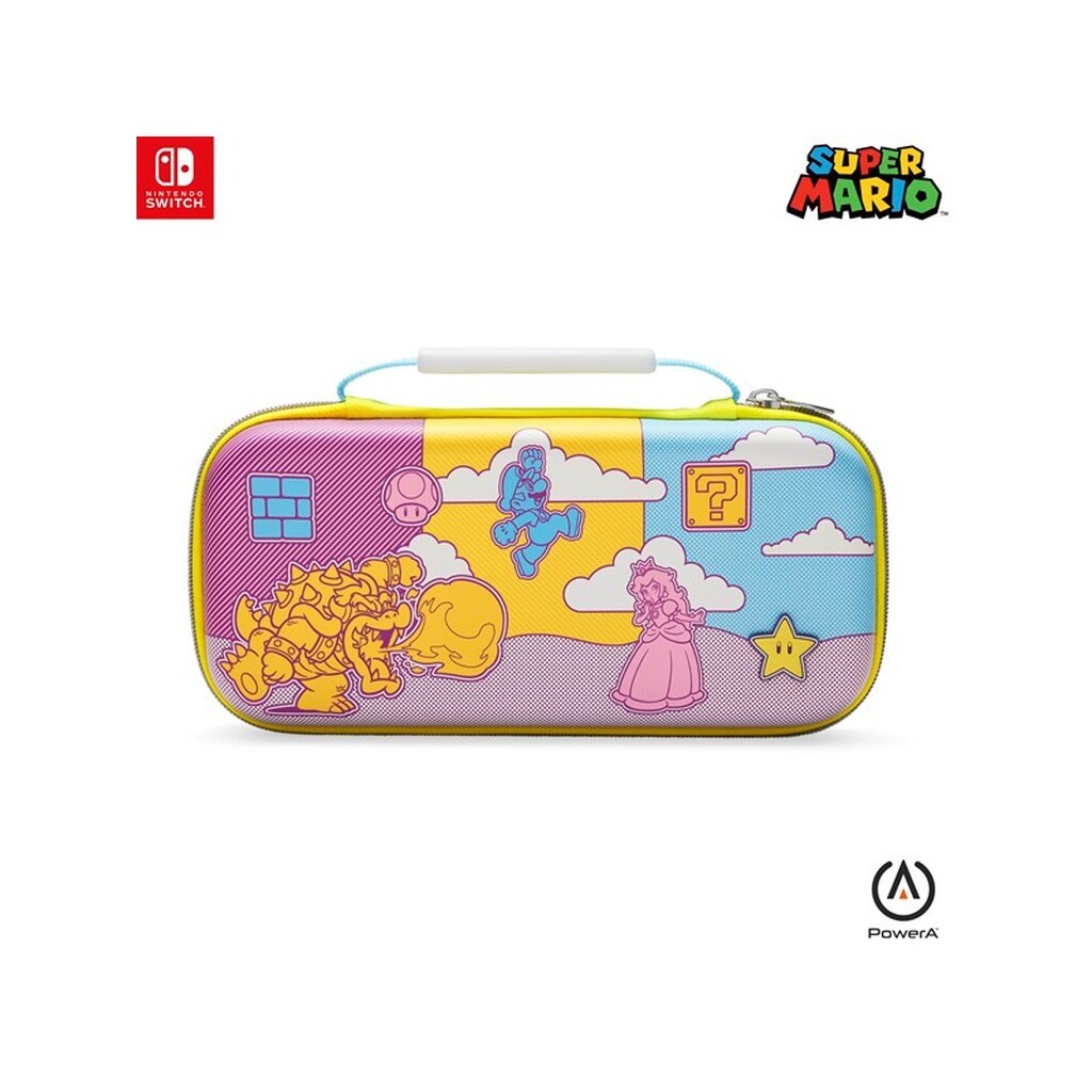 PowerA Protection Case til Nintendo Switch - OLED Model, Nintendo Switch og Nintendo Switch Lite - Mushroom Kingdom Pop Art
