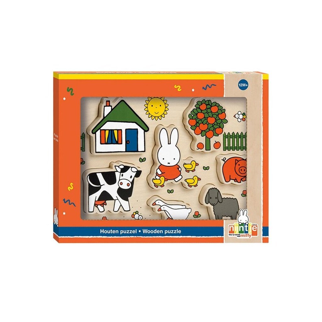 Bambolino Toys Wooden Puzzle Miffy Chunky 7 pcs.