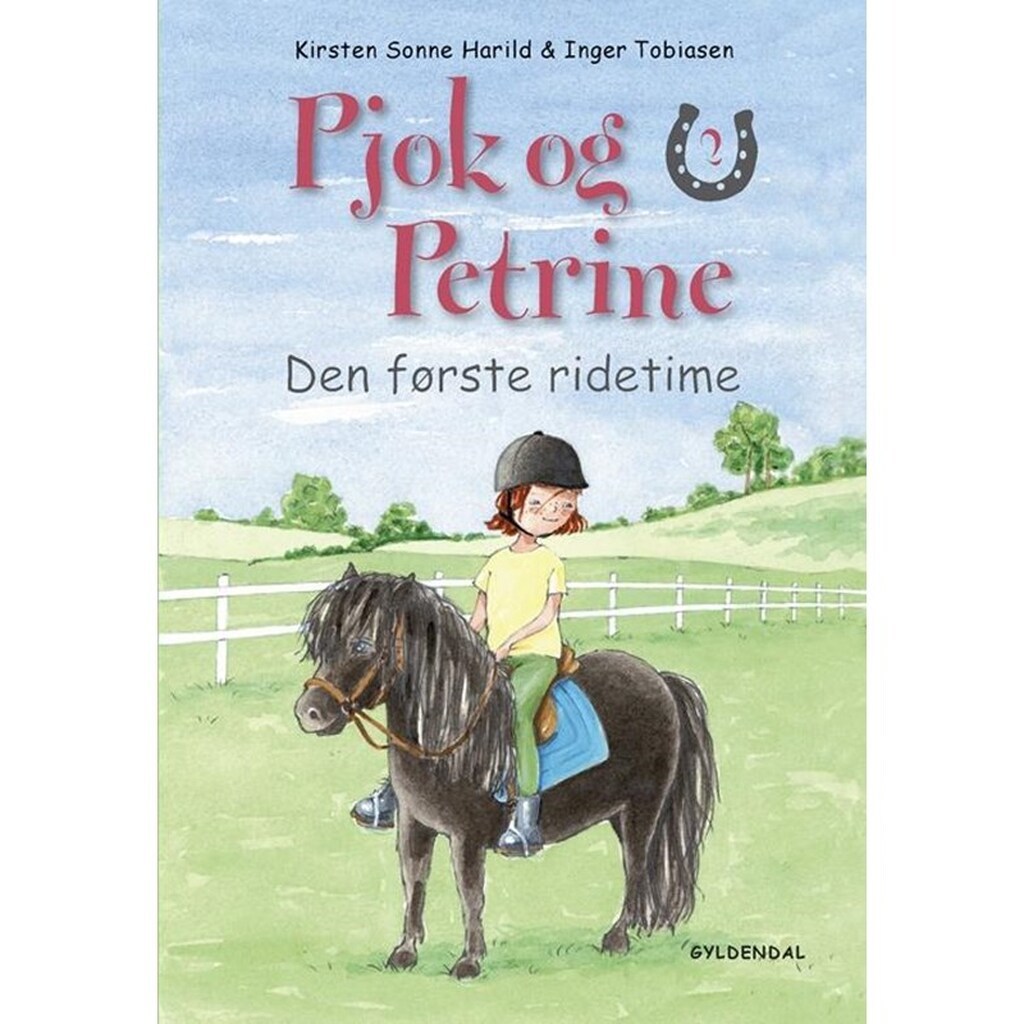 Pjok og Petrine 2 - Den første ridetime - Børnebog - Hardcover