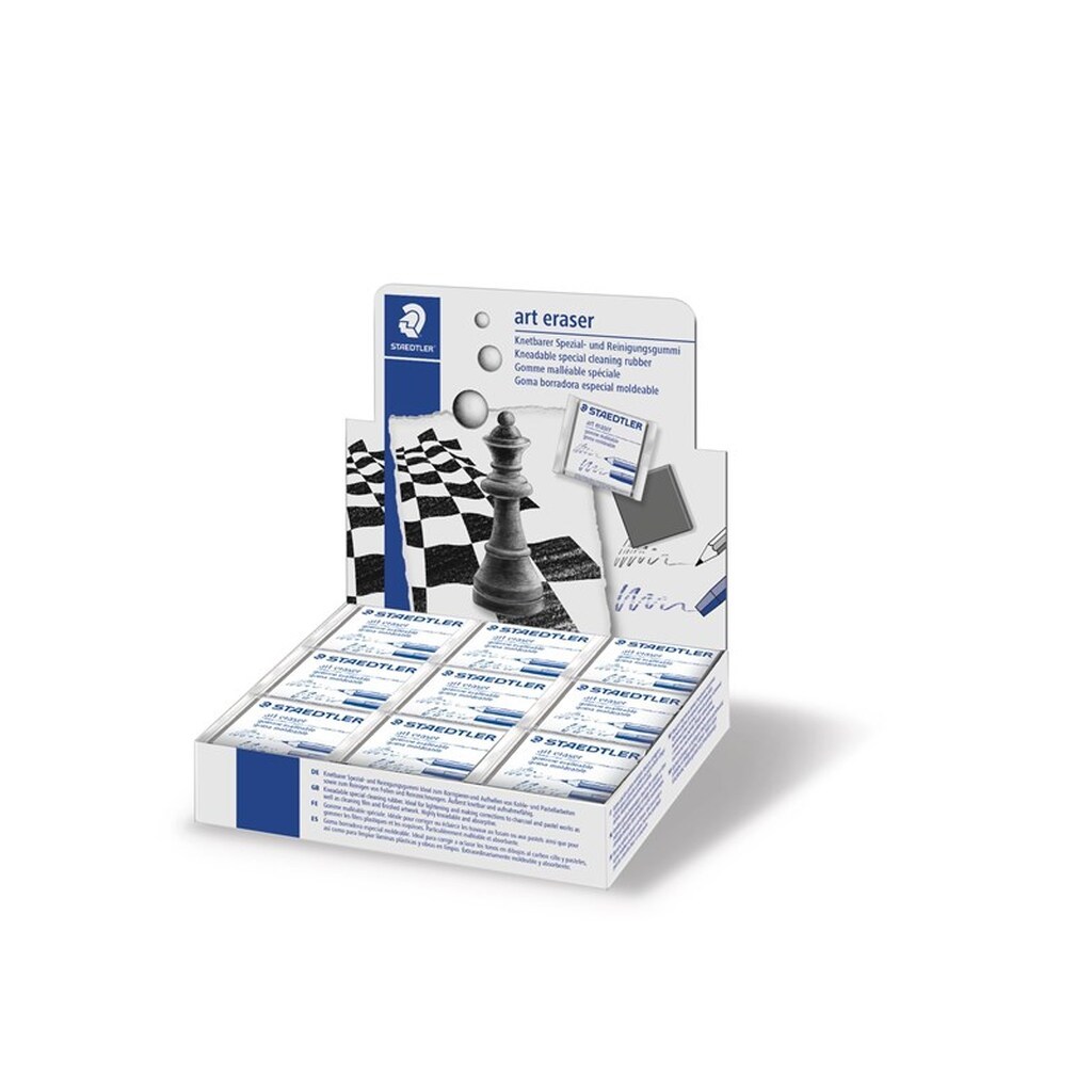 Staedtler STAEDTLER ART KNETGUMMI, 18 STK