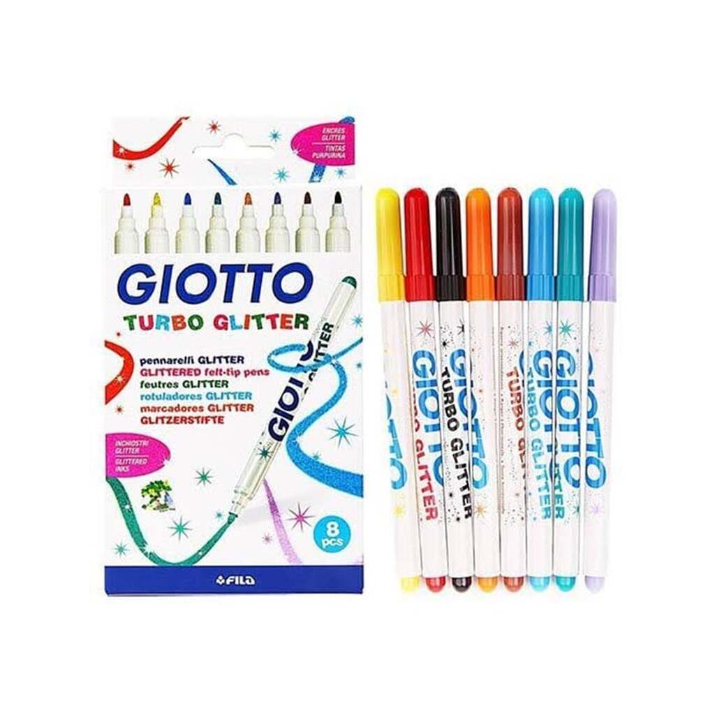 Giottos Turbo Glitter tusser 8 stk.
