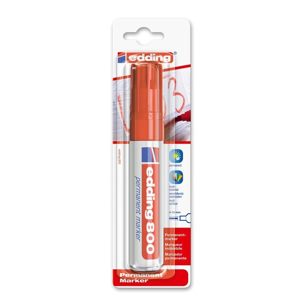 Edding e-800 Permanent marker rød