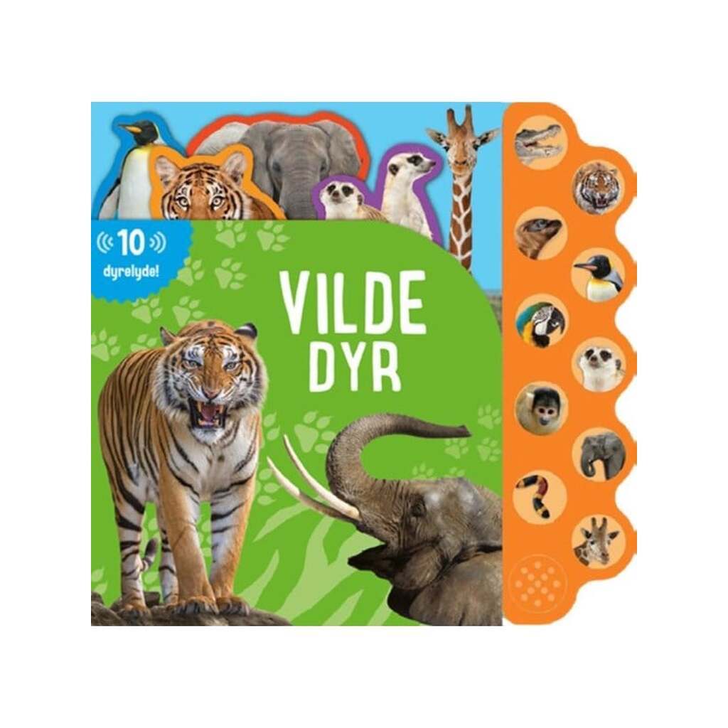 Vilde dyr - Børnebog - Papbog