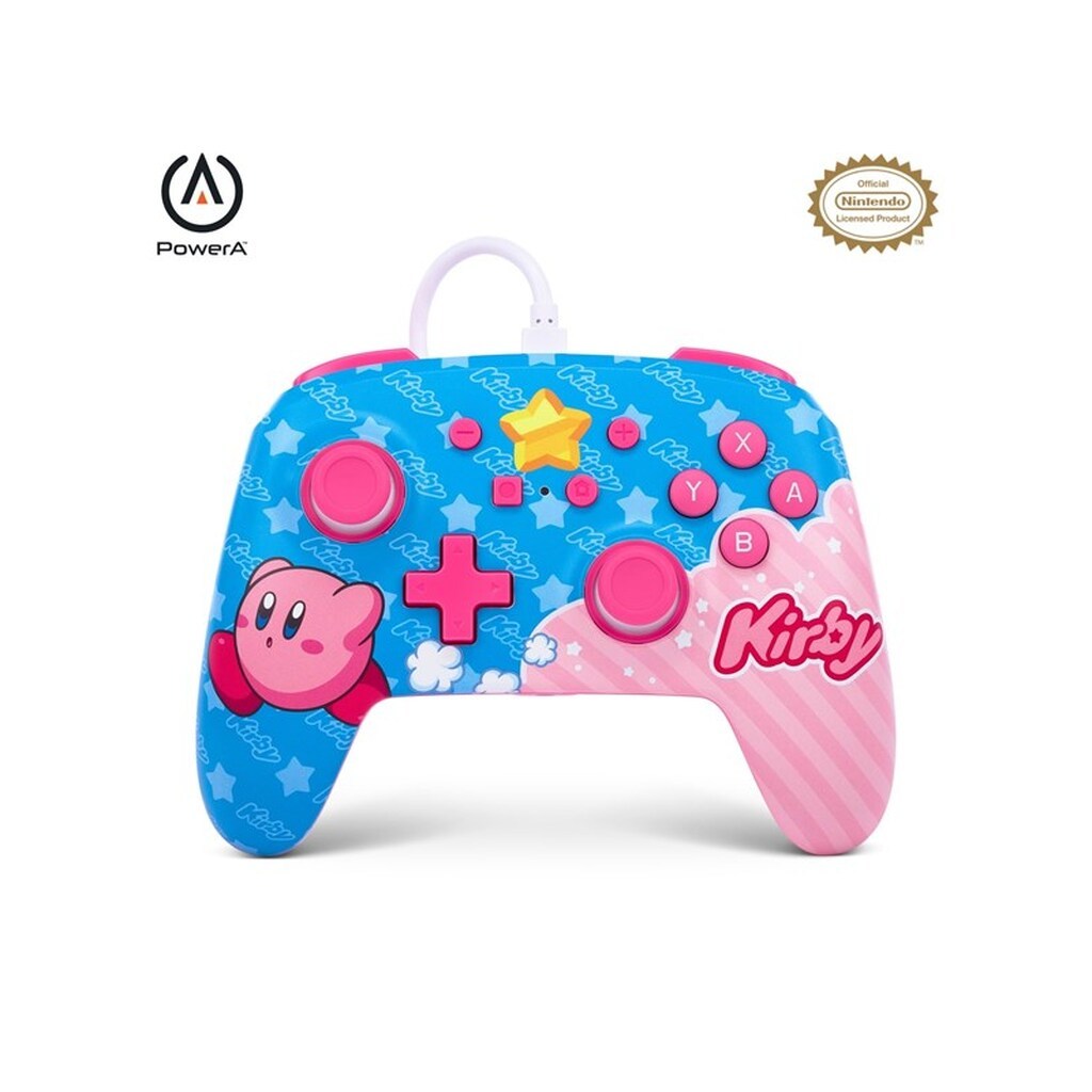 PowerA Enhanced kablet controller til Nintendo Switch - Kirby - Wired Controller - Nintendo Switch