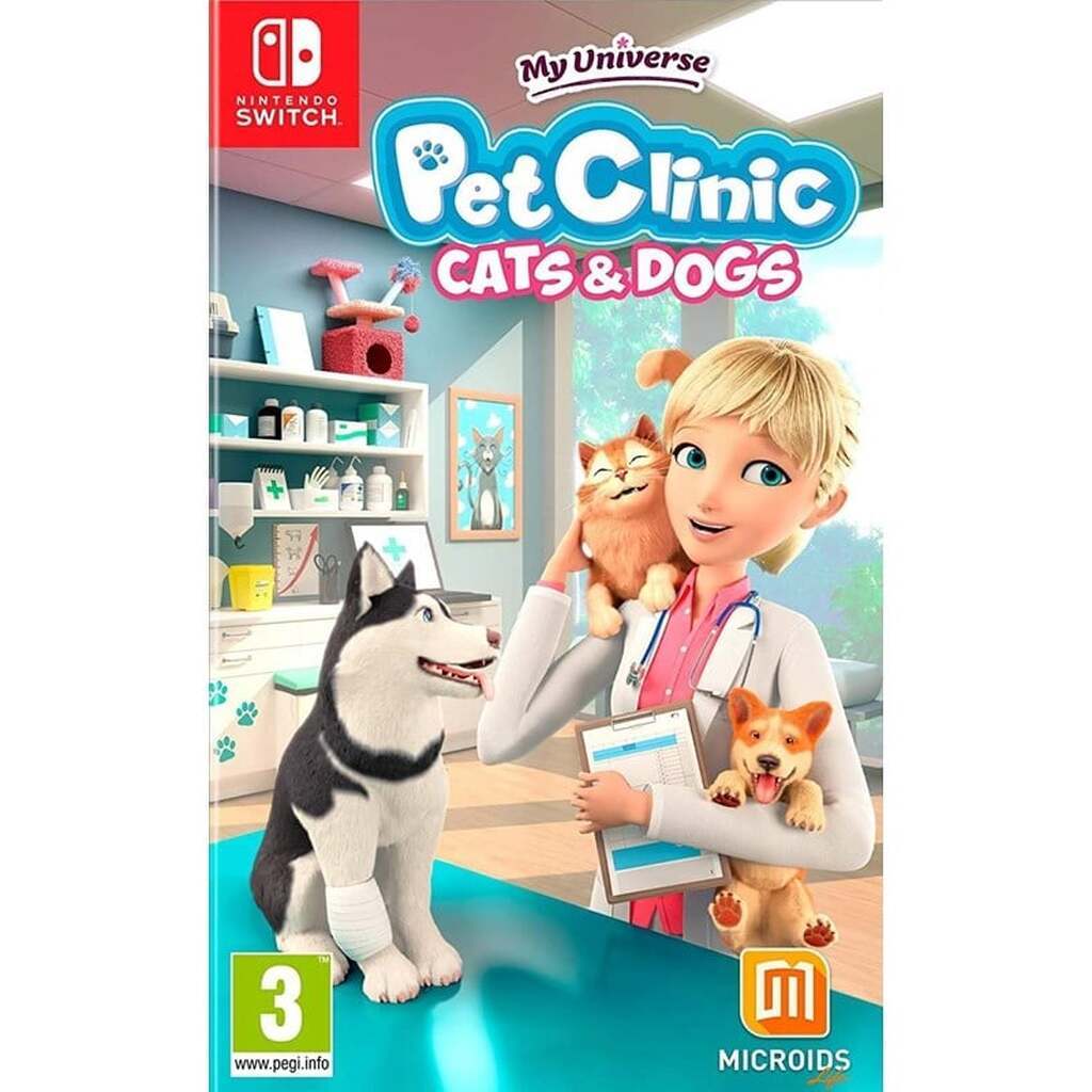 My Universe: Pet Clinic Cats + Dogs (Code in a Box) - Nintendo Switch - Virtuelle kæledyr