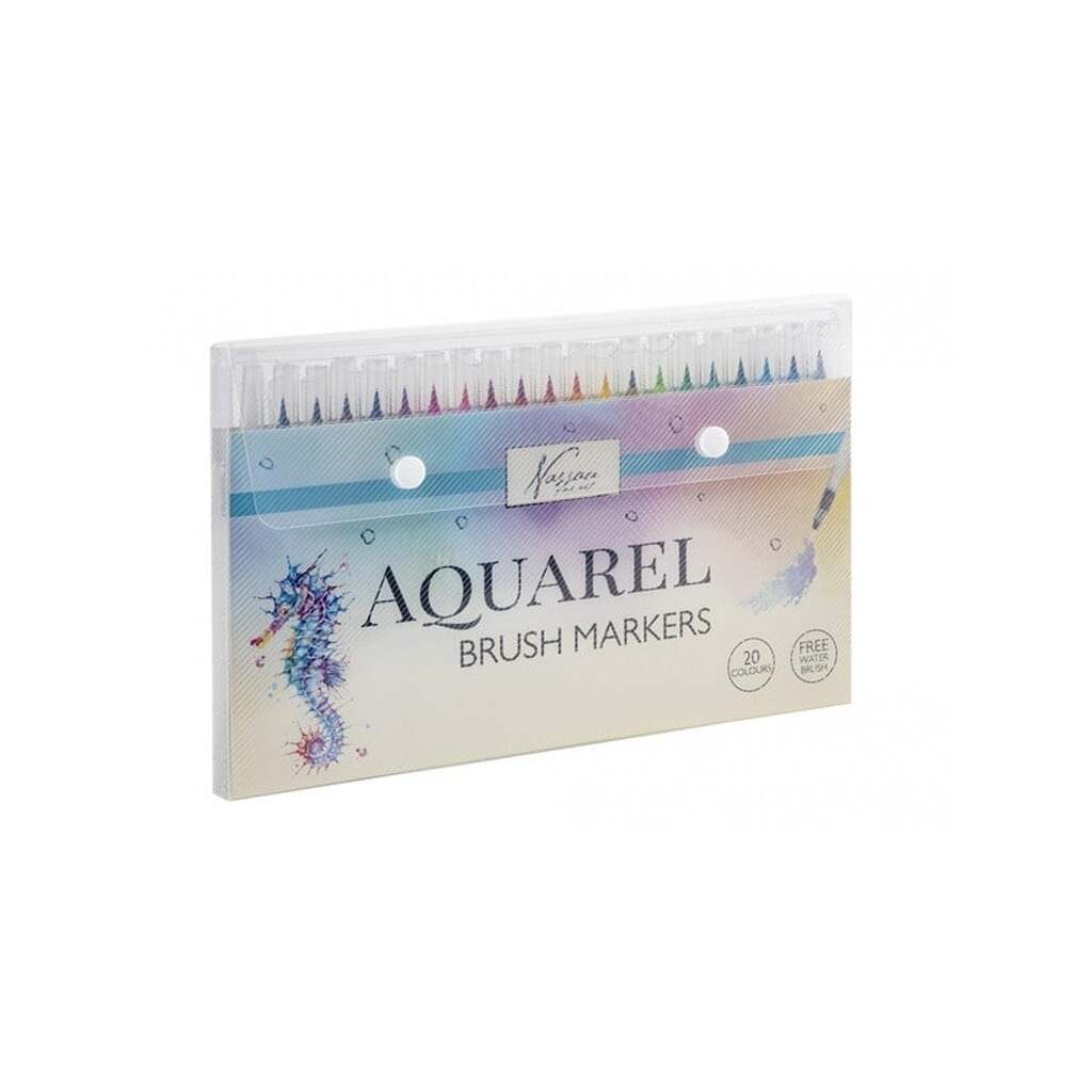 Nassau Akvarel penseltusser 20 + pensel