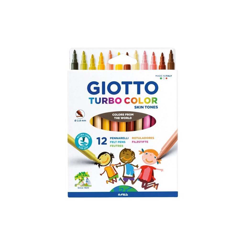 Giotto Turbo Color Skin Tones 12 pcs BL