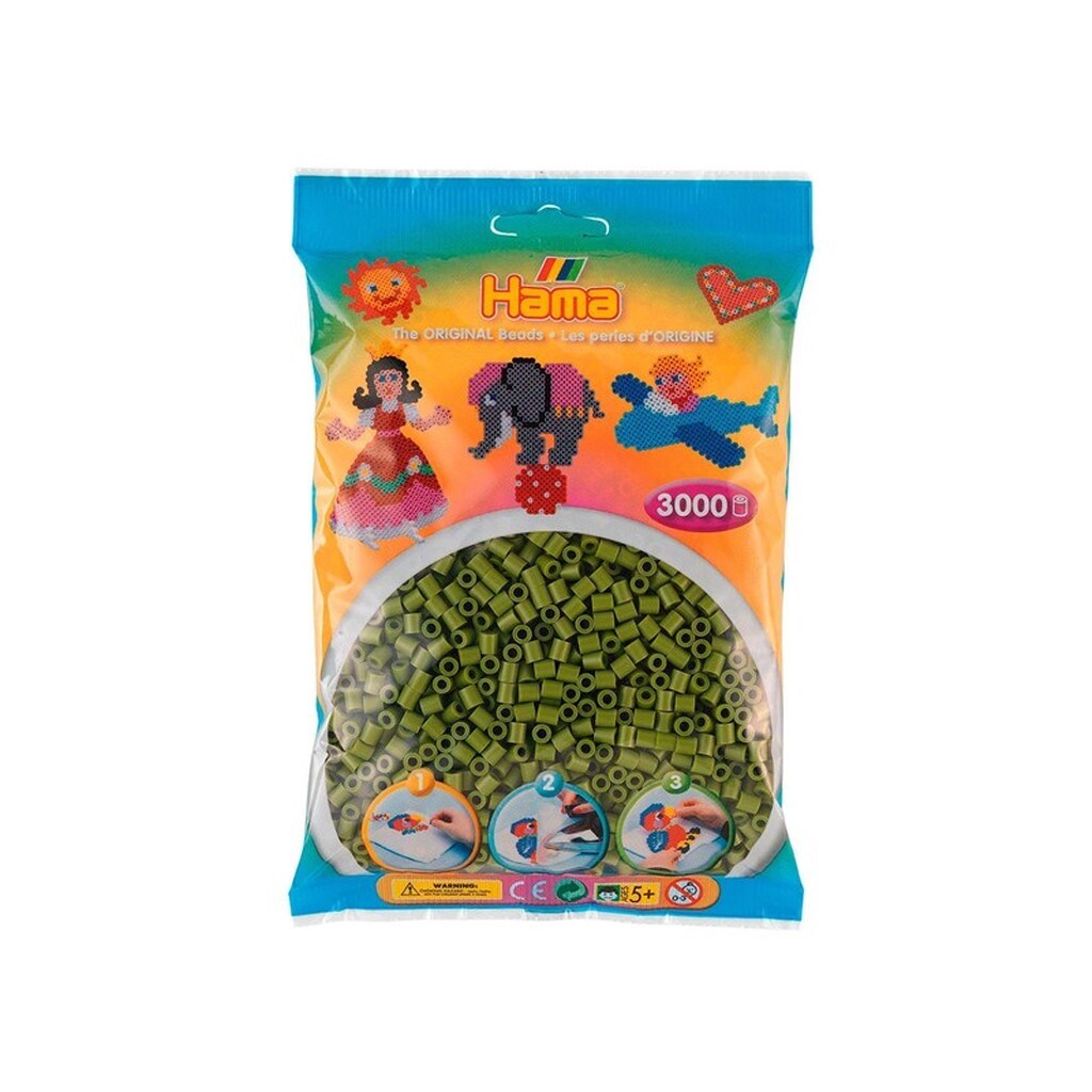 Hama Beads - Olive Green 3000 pcs
