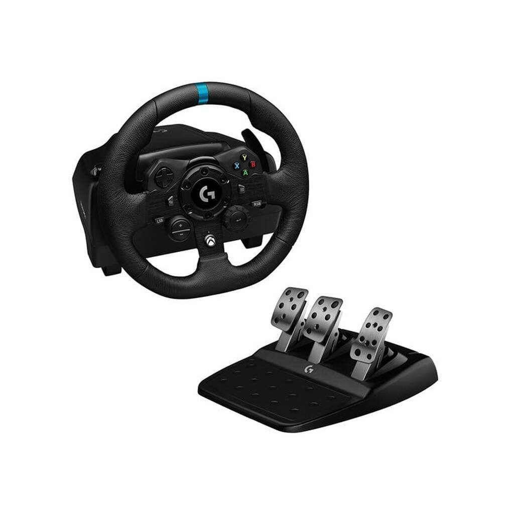 Logitech G923 TRUEFORCE Racing Wheel &amp; Pedals - Xbox One | Series S&amp;X &amp; PC - Wired Steering wheel &amp; Pedal set - Microsoft Xbox One