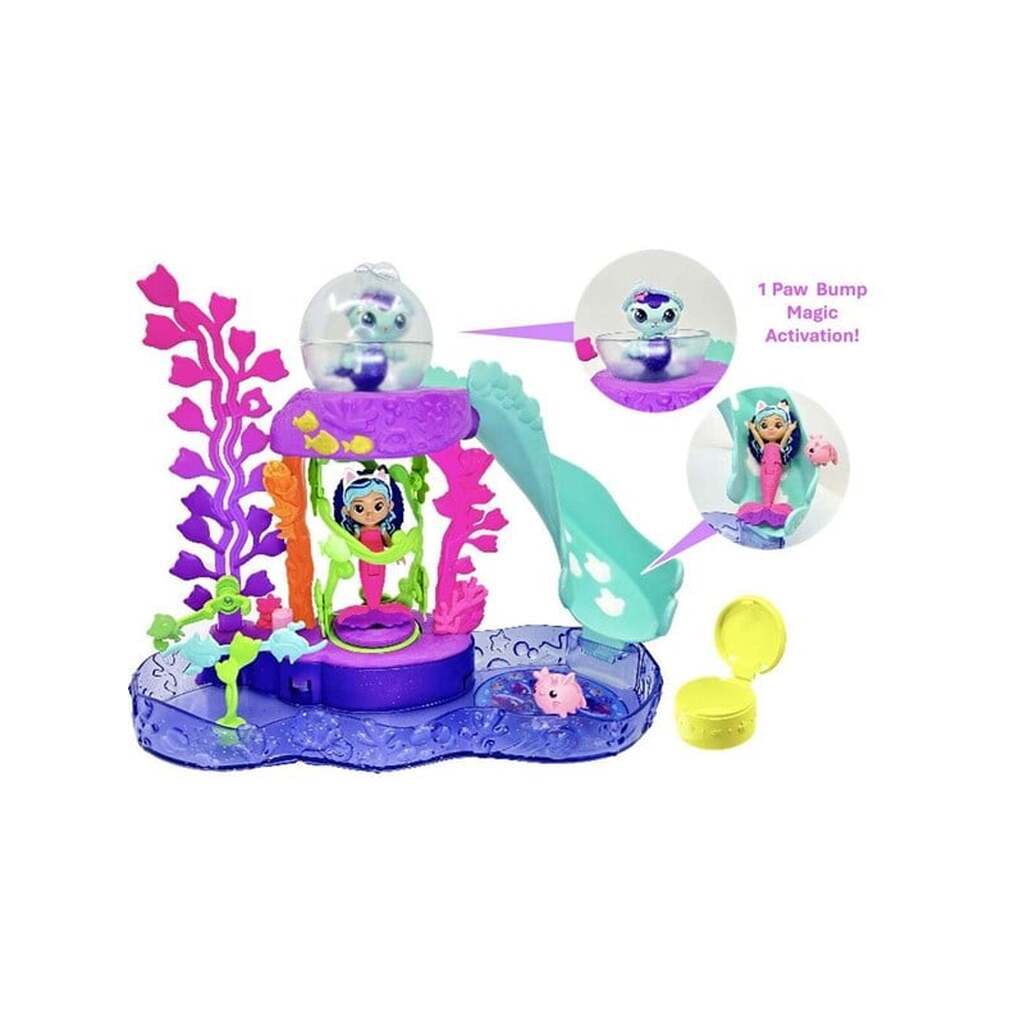 Gabby&apos;s Dollhouse Gabby&apos;s Movie Mercats Kitty Aquarium Playset