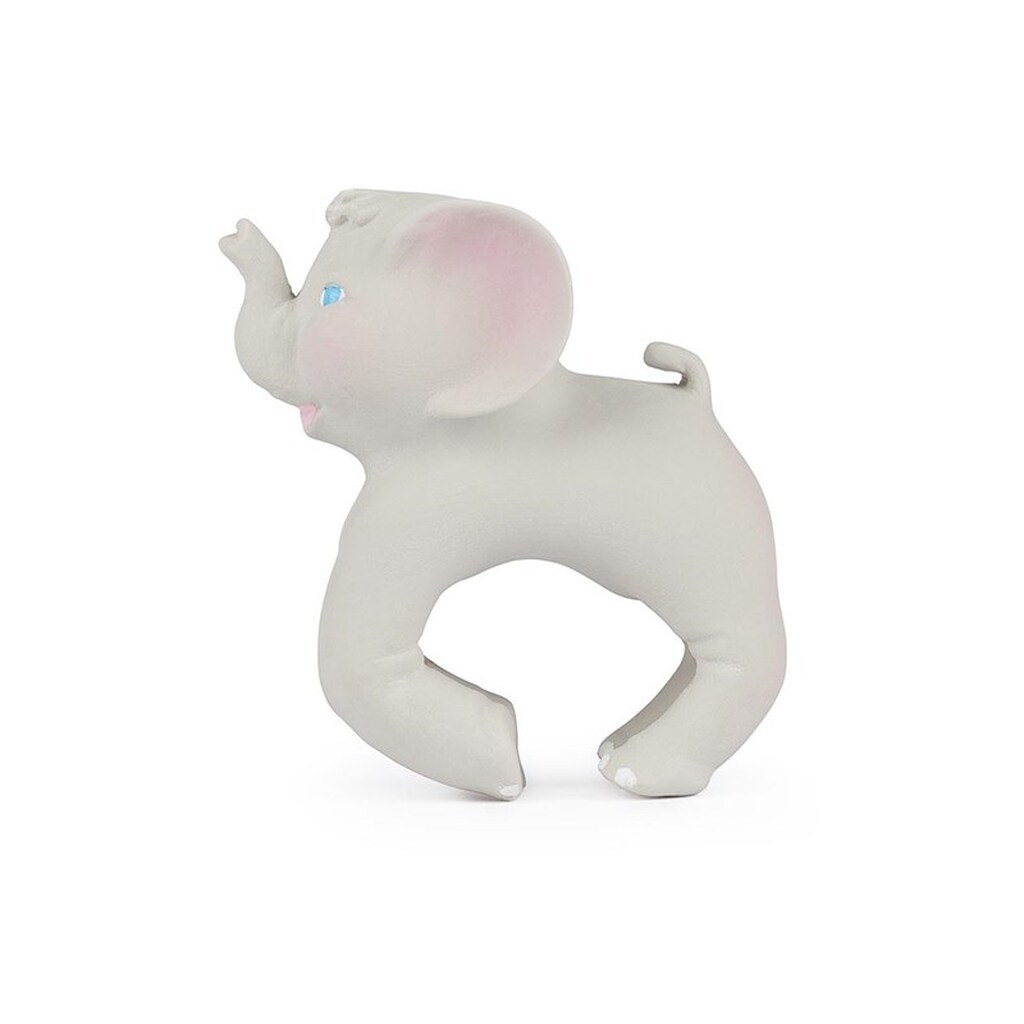 oli and carol Nelly the Elephant Baby Teether