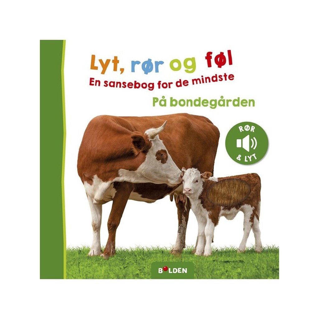 Lyt rør og føl: På bondegården - Børnebog - Papbog