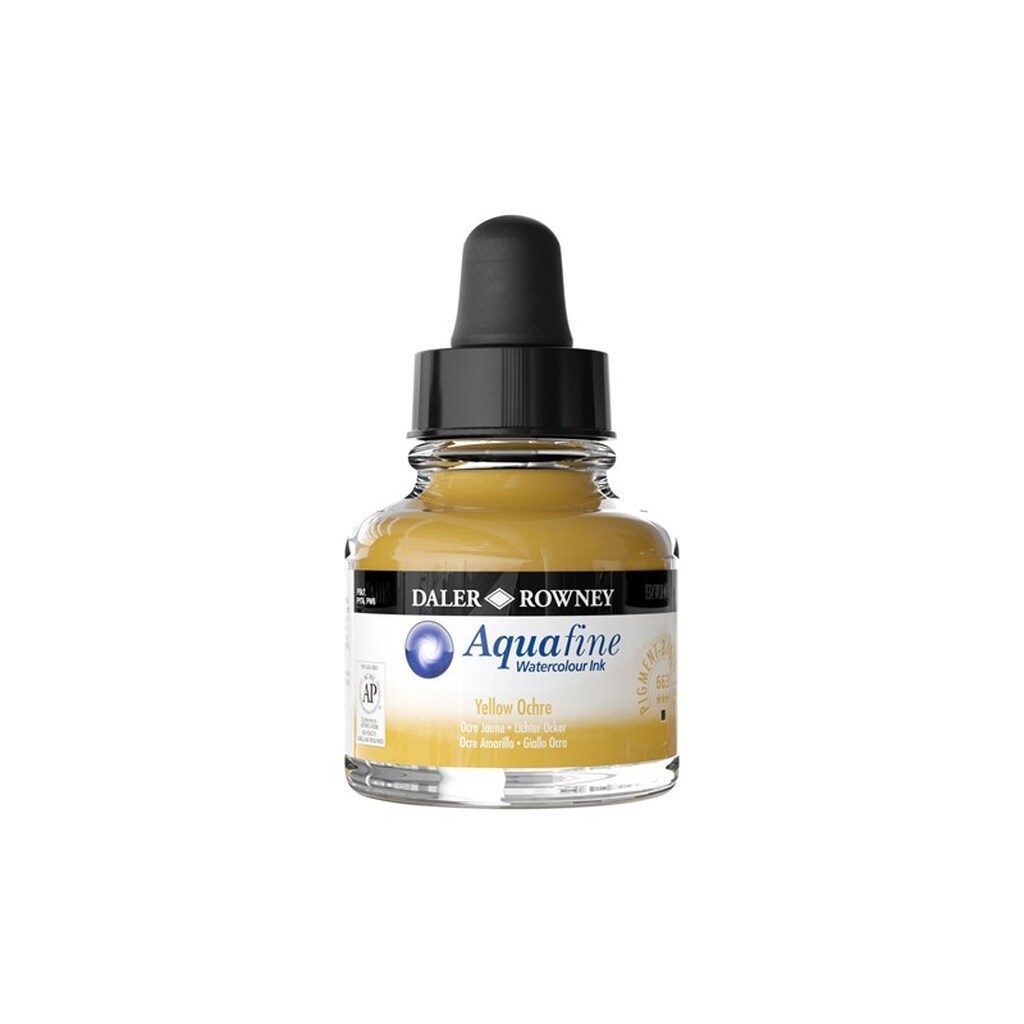 Daler-Rowney Aquafine 29.5 ml Ink Yellow Ochre