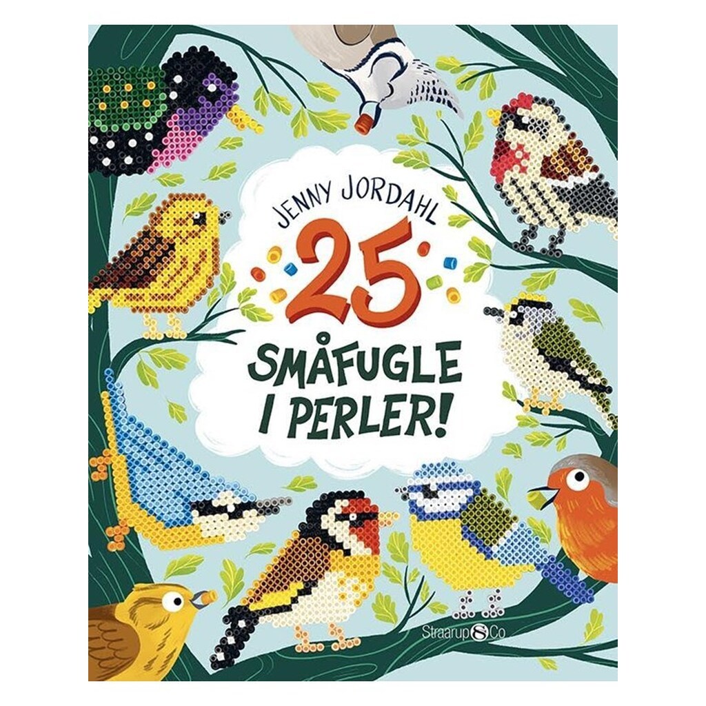 25 småfugle i perler - Børnebog - Hardback