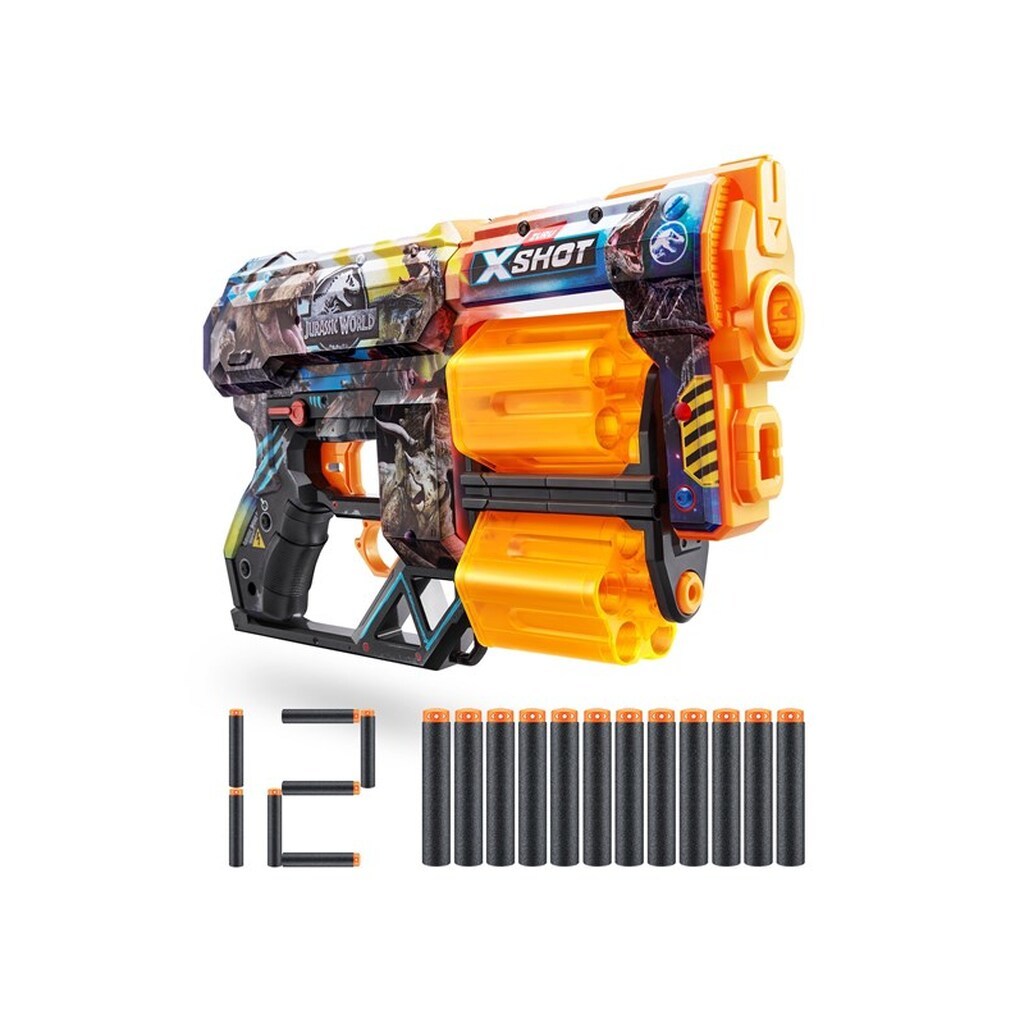 Zuru X-Shot Dread - Jurassic World Skins (12 Darts)