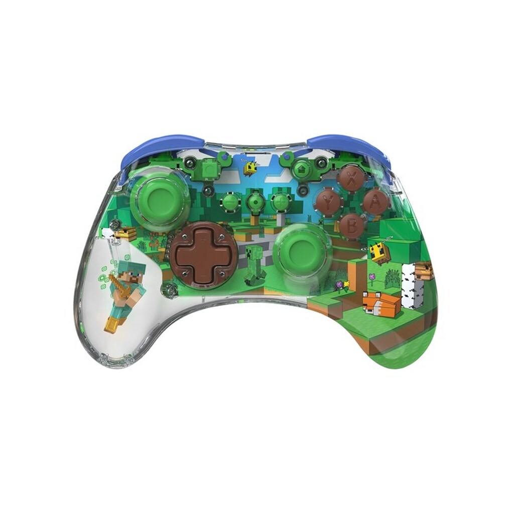 PDP REALMz - Minecraft Forest Biome - Wireless Controller - Nintendo Switch