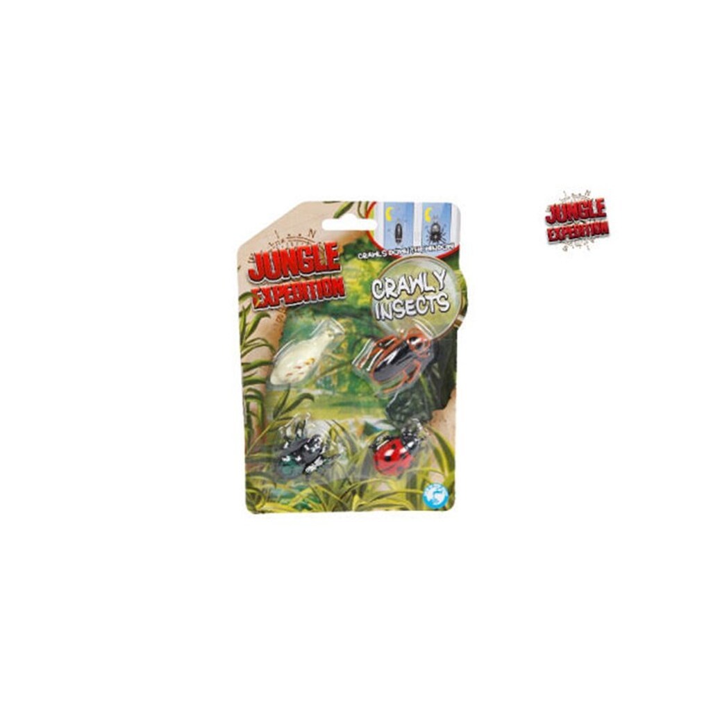Pocket Money Window Crawly Insects 4-Pack - asstored