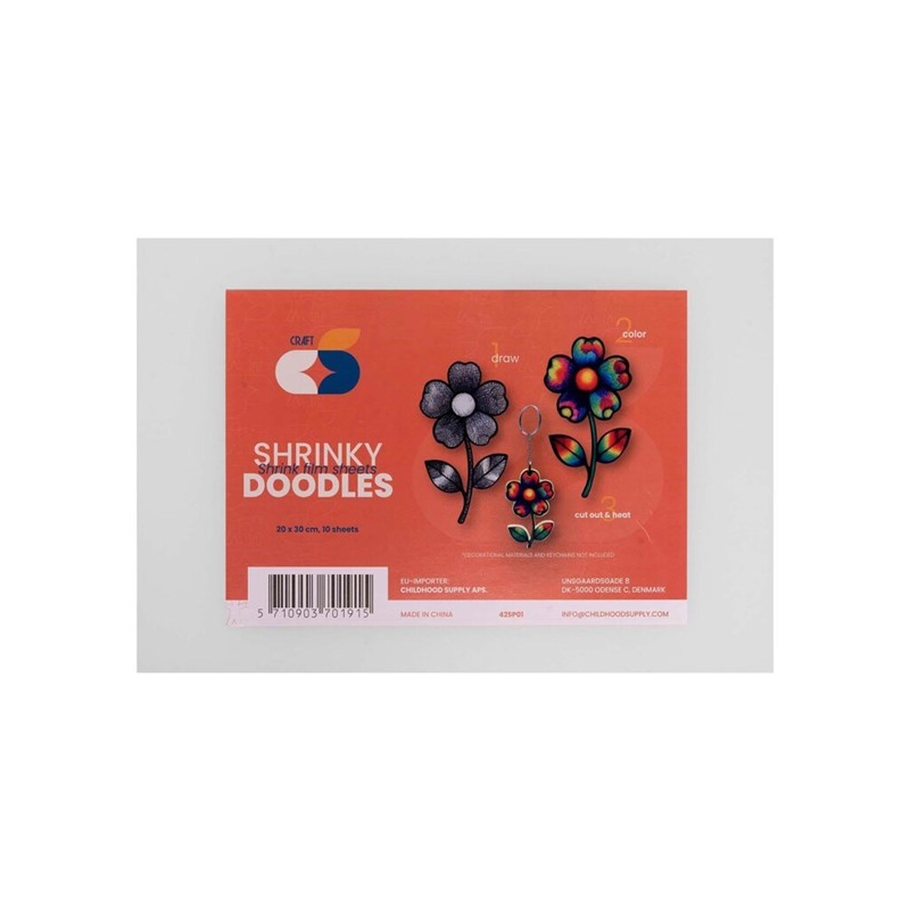 Colorations - Shrink Film Drawing Sheets 20 x 30 cm 10 sheets