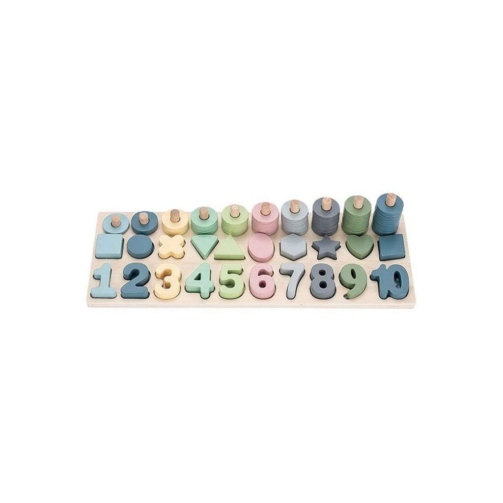 Playwood Learn to Count and Shape Board 76 pcs.