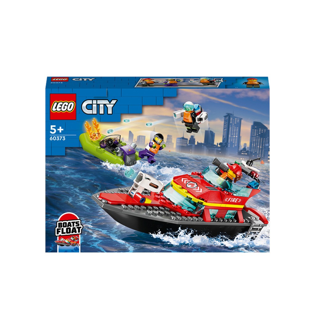 LEGO City 60373 Brandvæsnets redningsbåd
