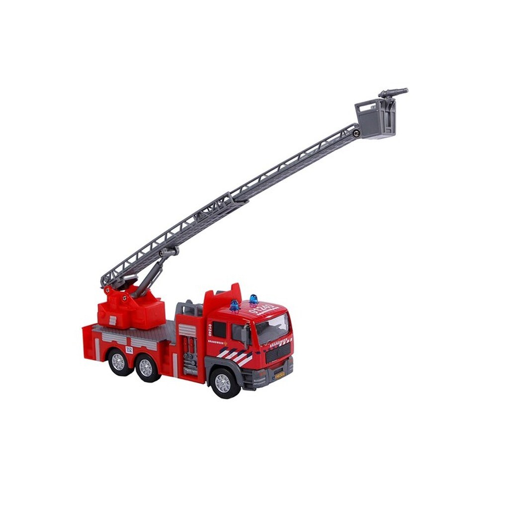Kids Globe Die-cast Fire Department Ladder Truck NL 16cm