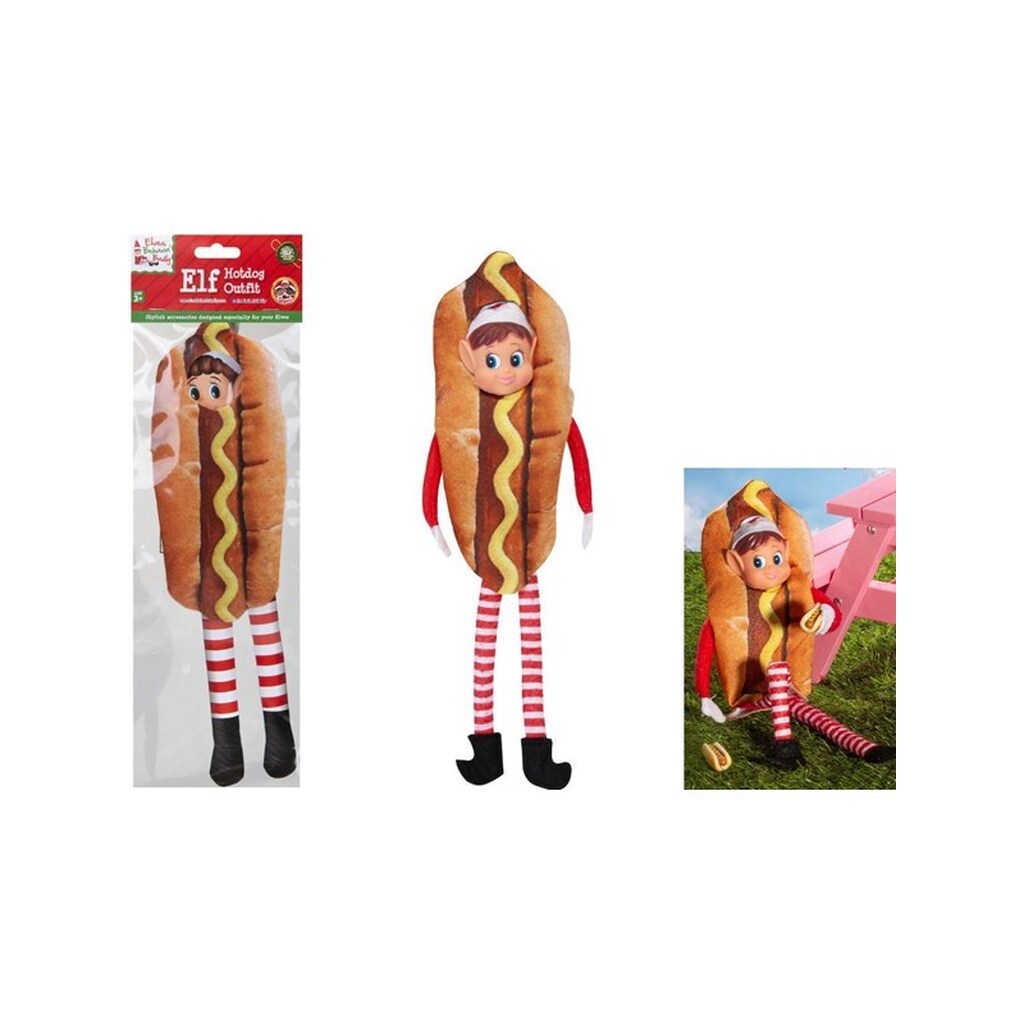 Elves Behavin' Badley Elf Hotdog Outfit