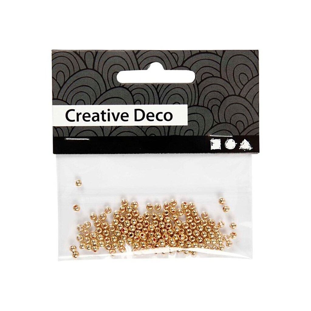 Creativ Company Beads Gold 150pcs.
