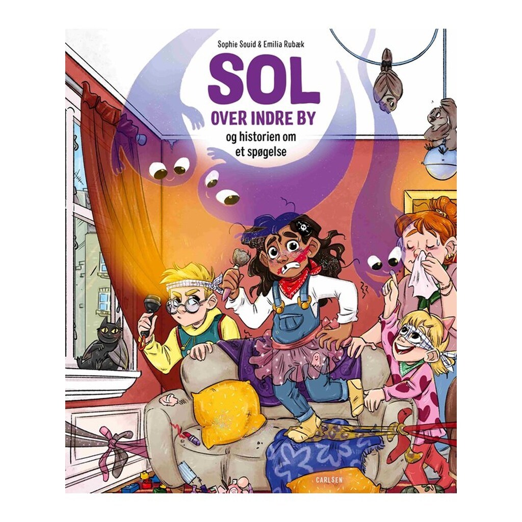 Sol over indre by og historien om et spøgelse - Børnebog - Hardcover