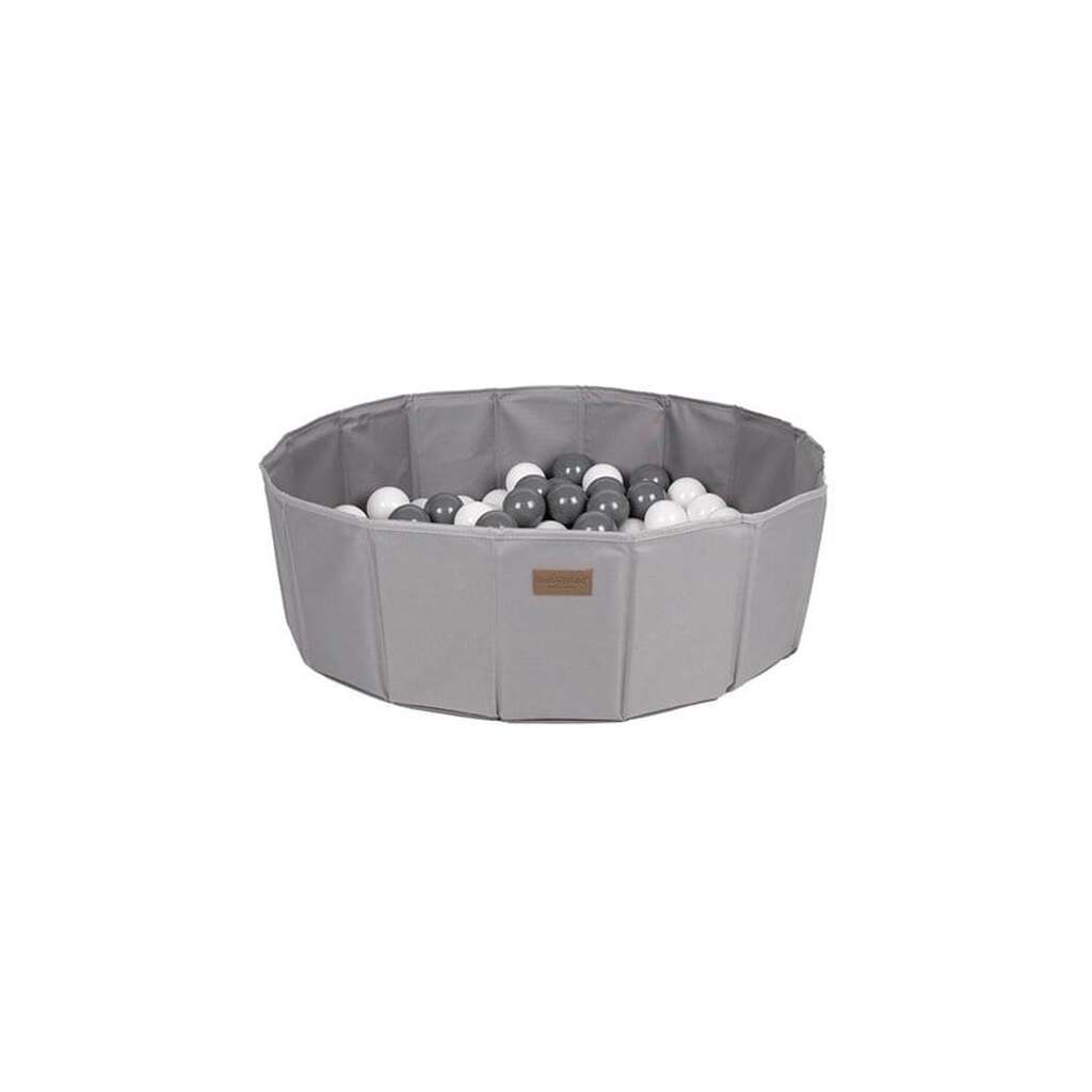 Babytrold Foldable Ball Pit with Balls - Grey