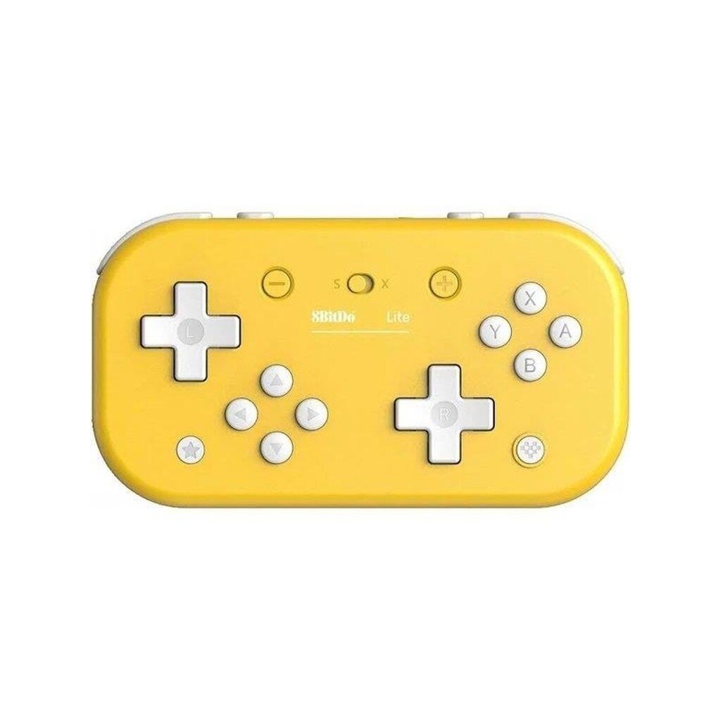 8BitDo Lite BT Gamepad - Yellow - Wired Controller - Nintendo Switch