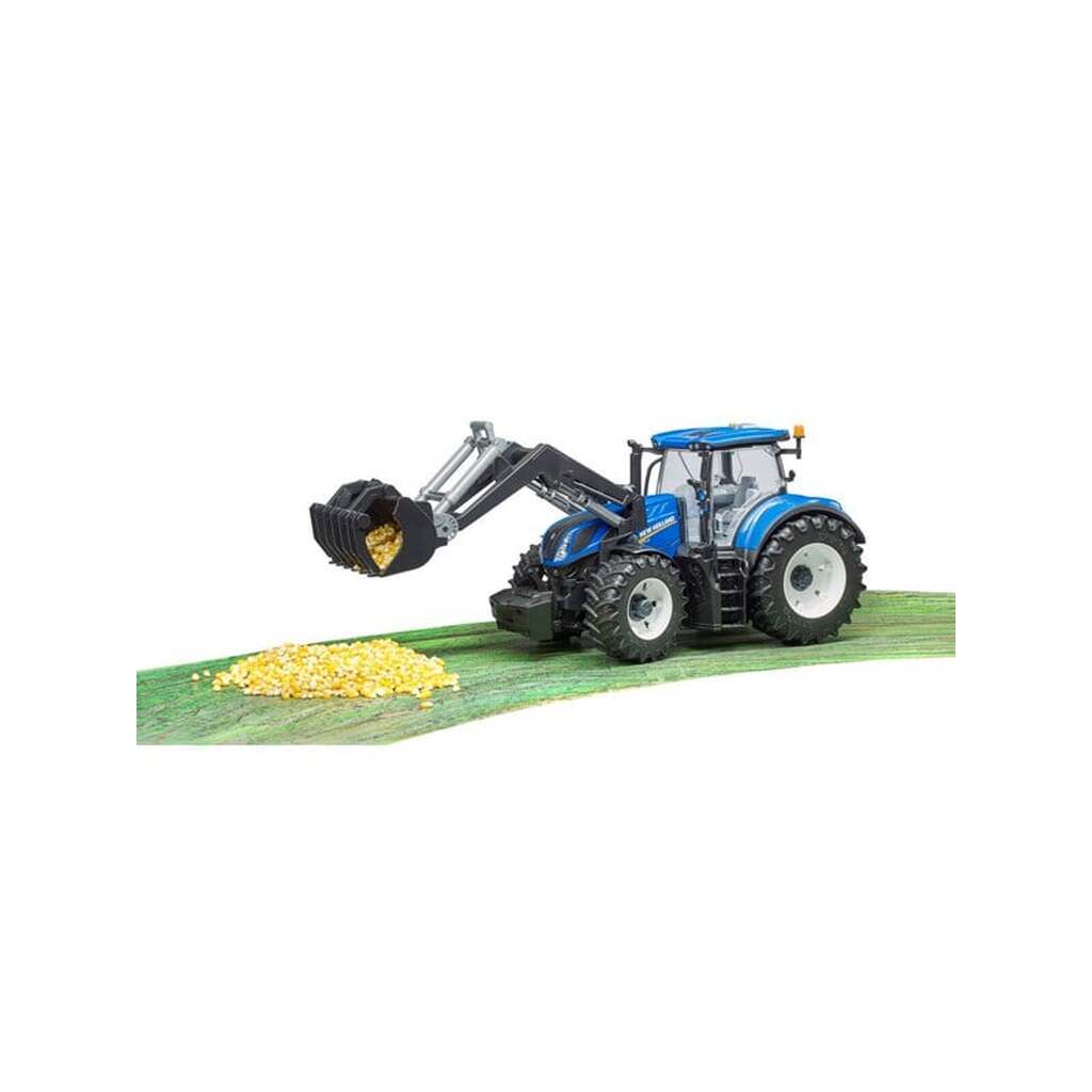 Bruder New Holland T7.315 traktor med frontlæsser legetøj