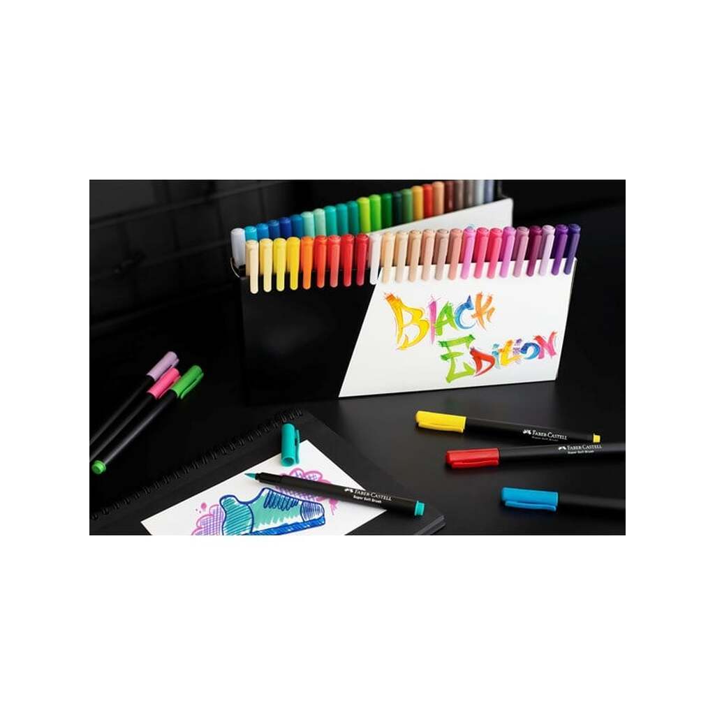 Faber-Castell #Texliner 46 Metallic 8 ass Rød emballage