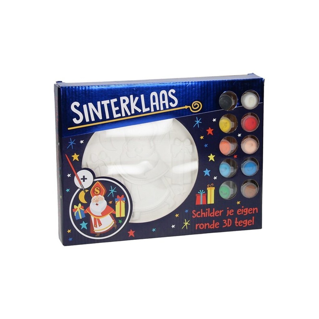 Wins Holland Paint your own Sinterklaas 3D tile