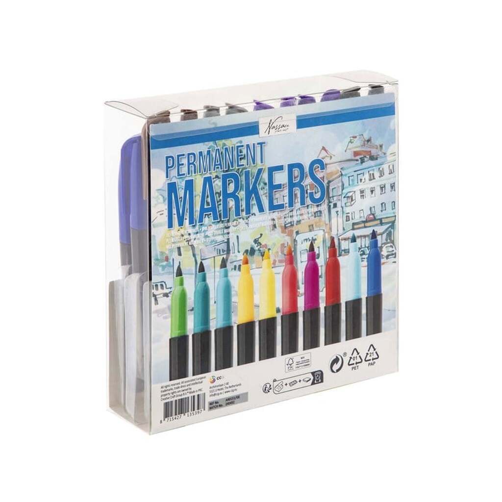 Creative Craft Group Permanente markers, 30 stk.