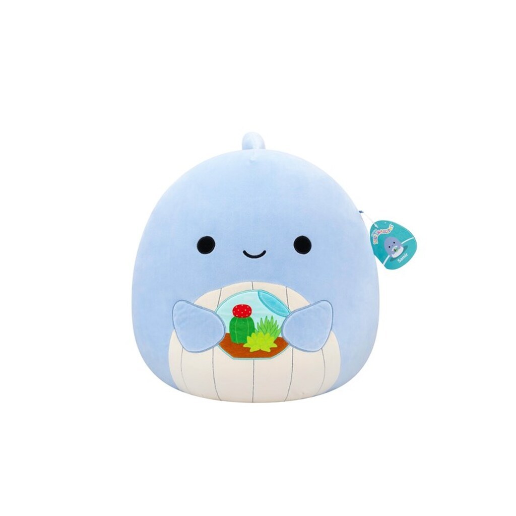 Squishmallows Samir the Whale Holding a Terrarium 40 cm