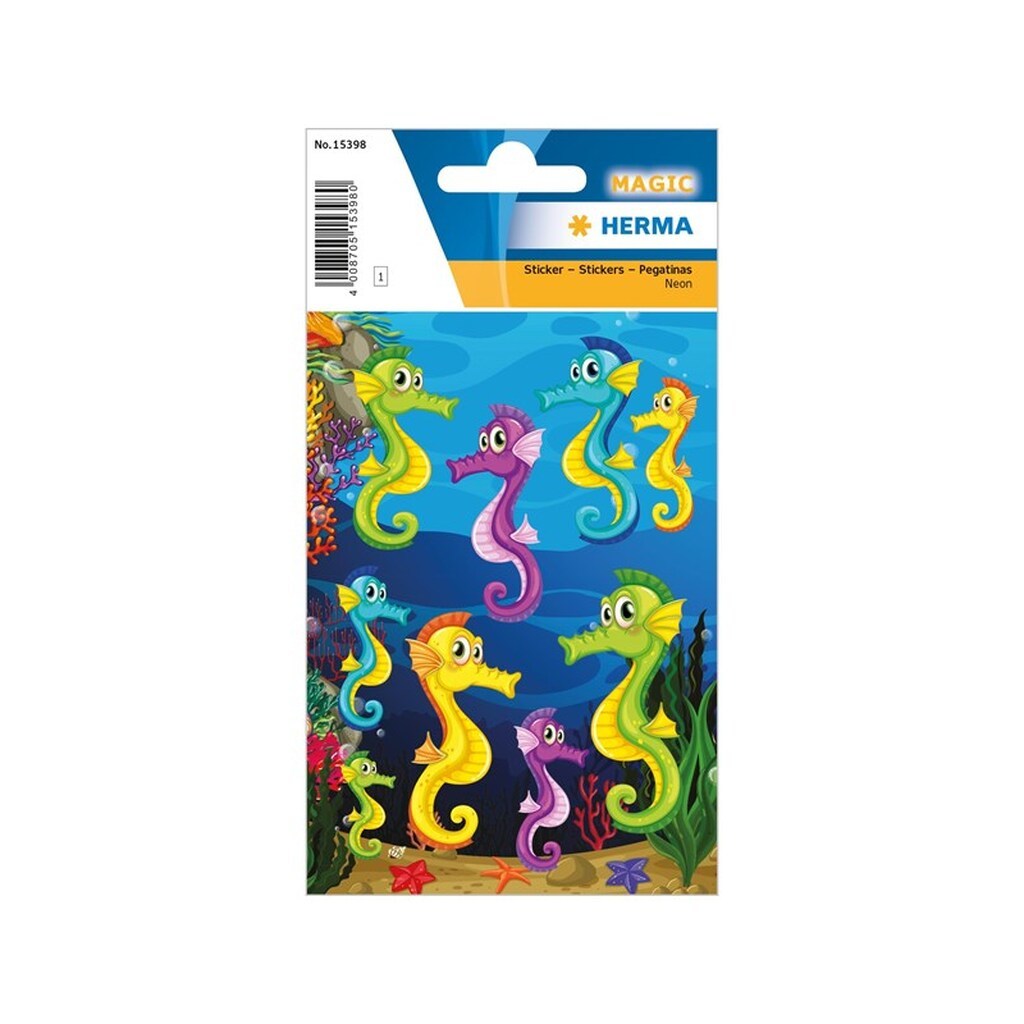HERMA Stickers seahorse luminous