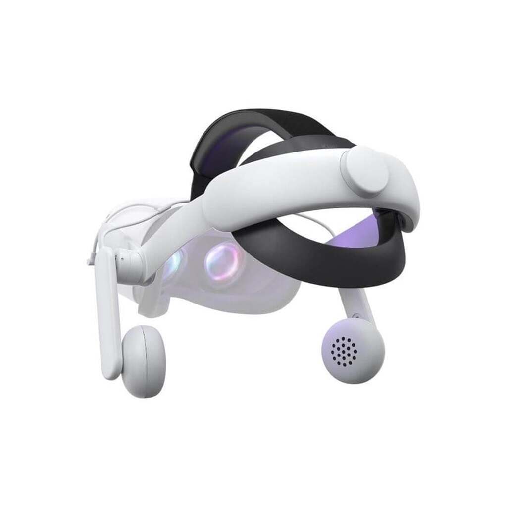 KiwiDesign QA01 headband with headphones for Meta Quest 2 (white)