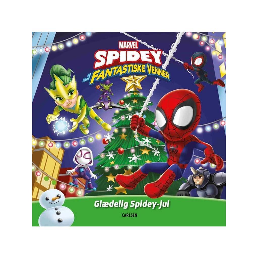 Spidey og hans fantastiske venner - Glædelig Spidey-jul! - Børnebog - Hardcover