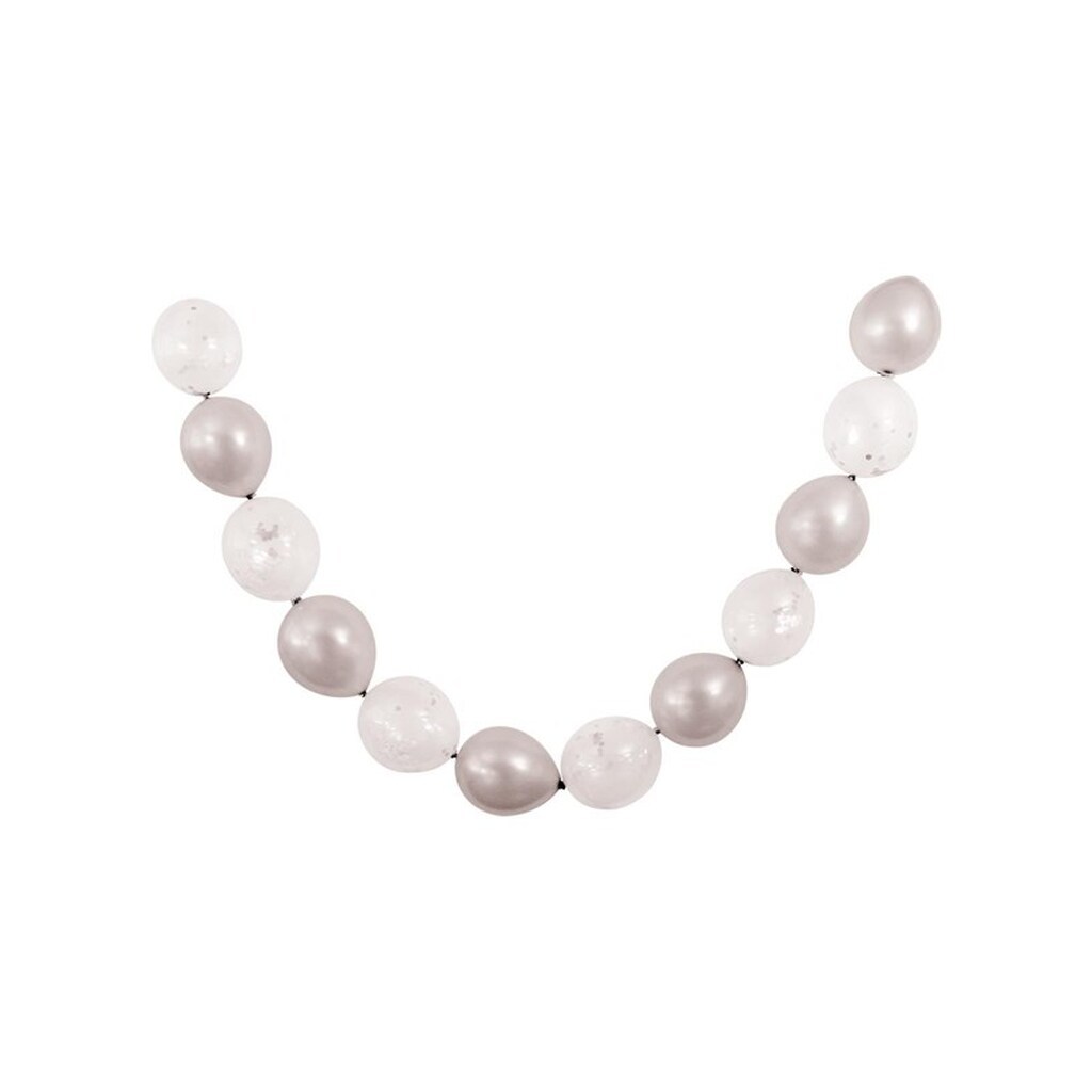 SCANSEASON Link-Konfettiballon sølv 12 stk