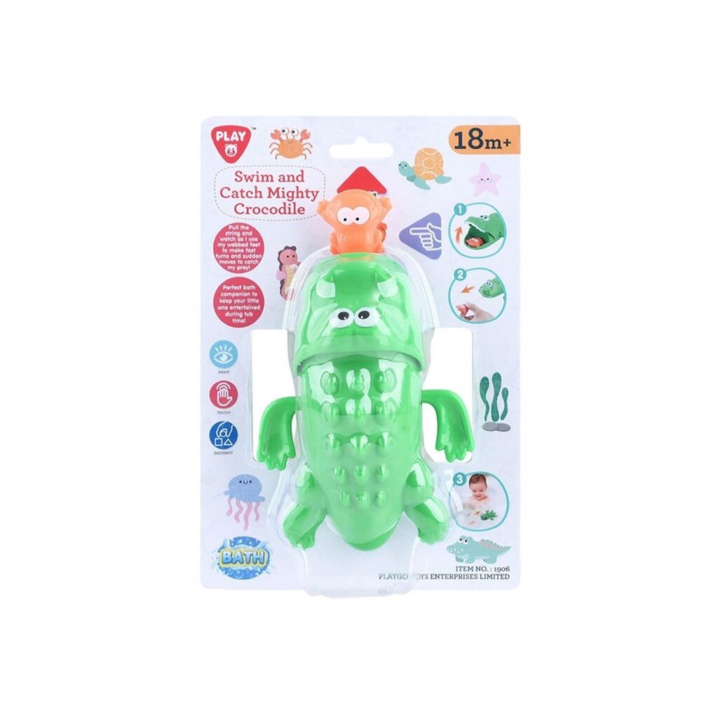 PLAY - Bath Toys Swim and Catch Crocodile 2pcs.