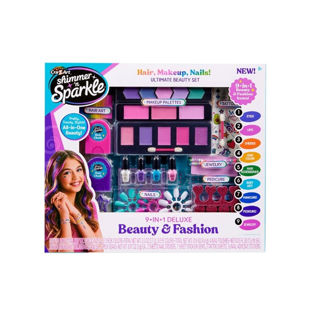 Shimmer n Sparkle 9 IN 1 DELUXE BEAUTY AND FASHION