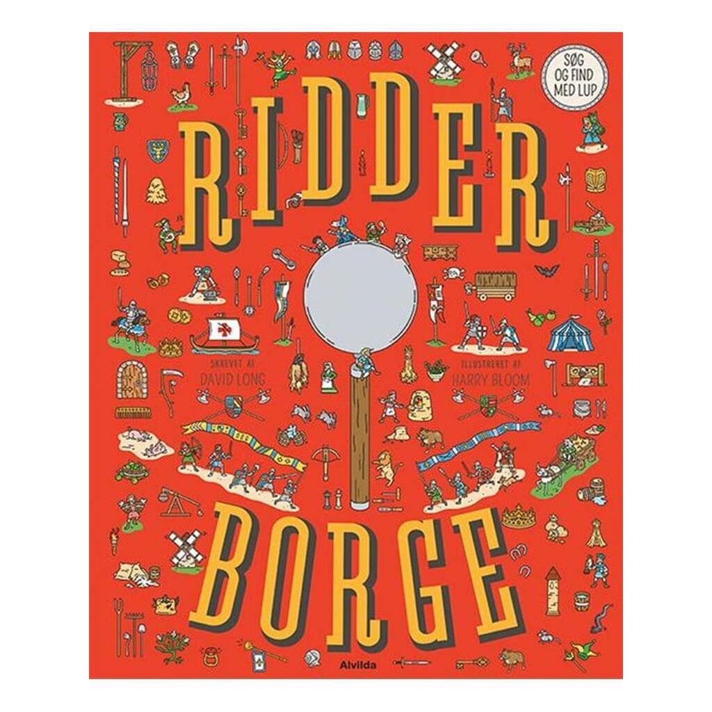 Ridderborge (søg og find med lup) - Børnebog - Hardcover