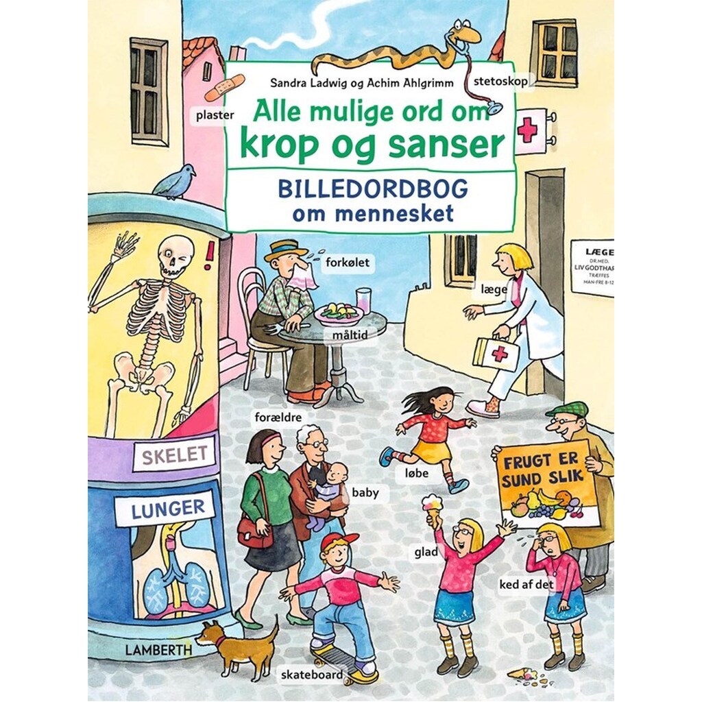 Alle mulige ord om krop og sanser - Børnebog - hardcover