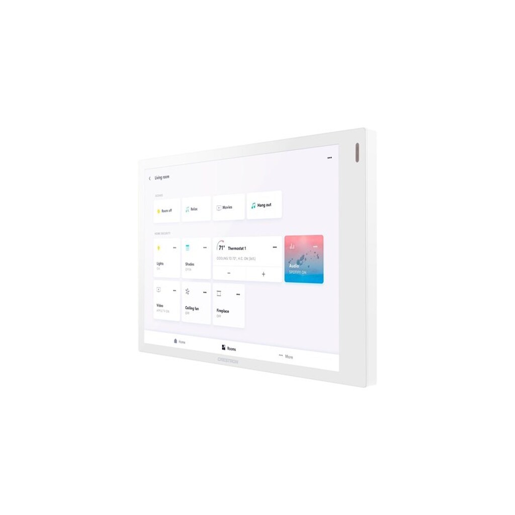 Crestron Electronics Crestron TSW-770-GV series TSW-770-GV-W-S - Government Version - control panel with touch screen - 7" wall mount - smooth white